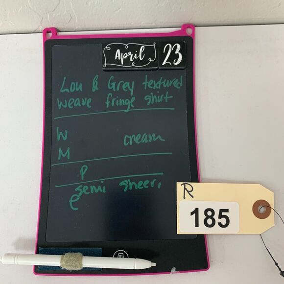 Lou & Grey Textured Weave Fringe Shirt Womens M Medium Cream Boho Mid Sleeve Top - Picture 10 of 11